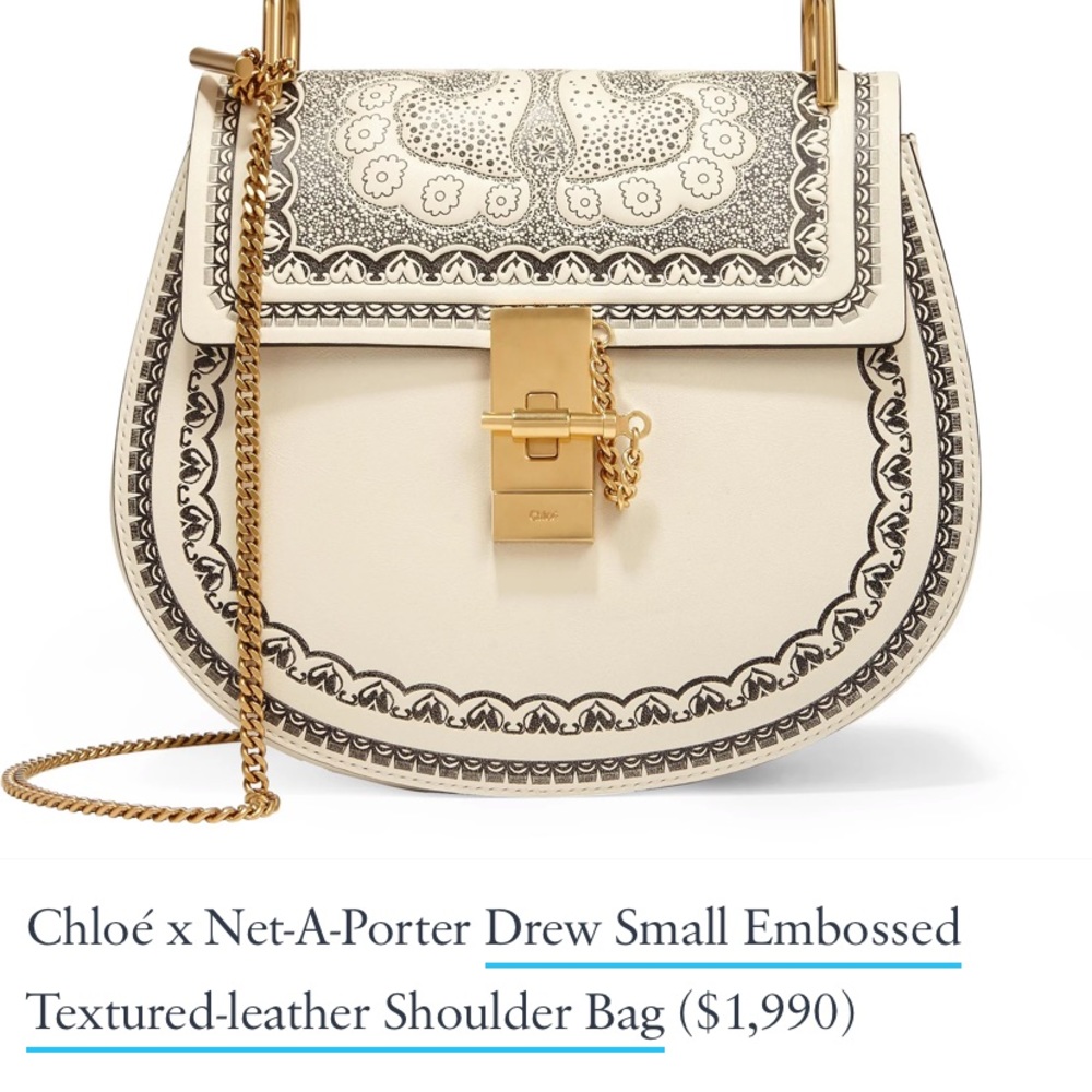 ISO Chloe x Net-a-Porter 2016 Bandana Print Bag